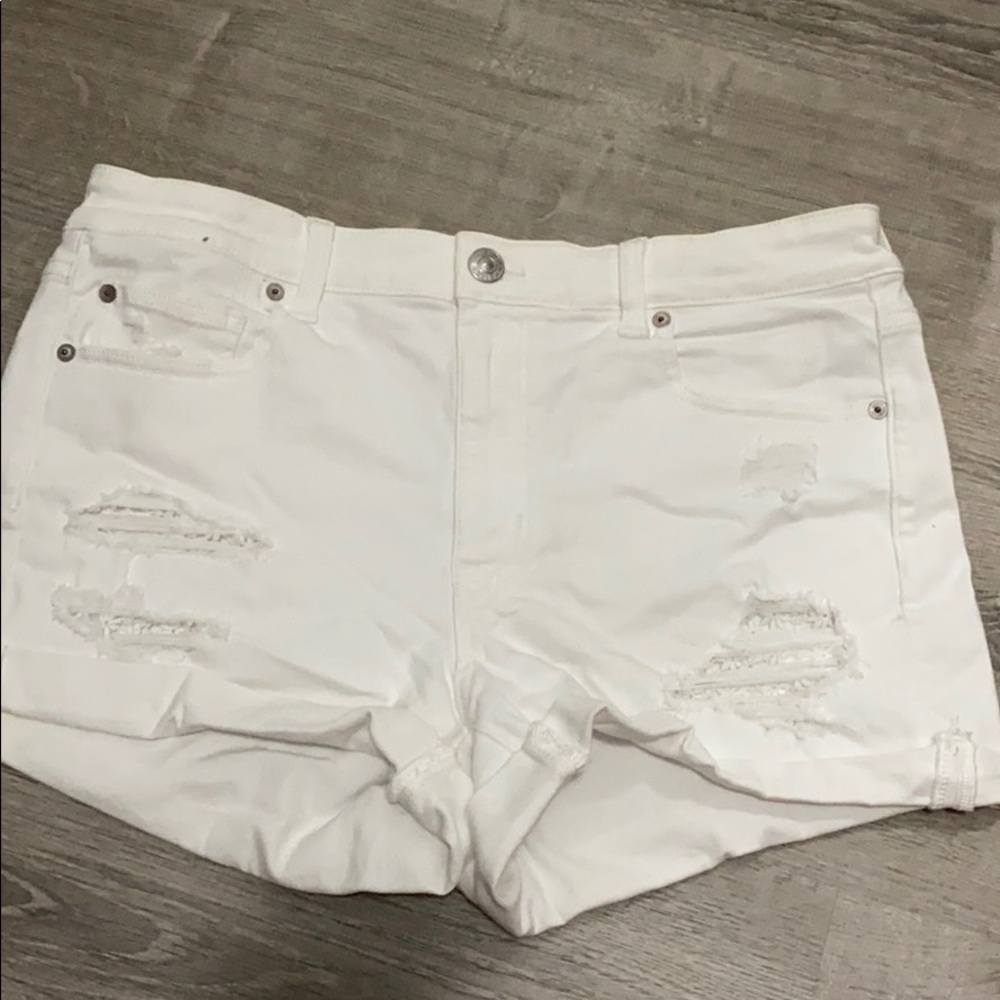Brand new Hi-rise shortie white Shorts